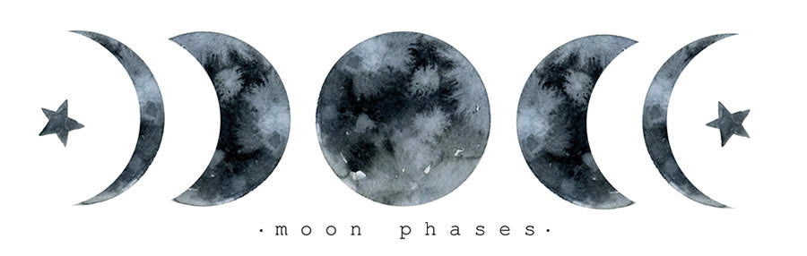 phases of the moon transparent